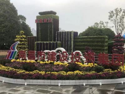 以菊为媒 以花为介 展现服务城市与开展之宗旨——市腾博汇游戏官网集团参展南昌市第三十四届菊花展