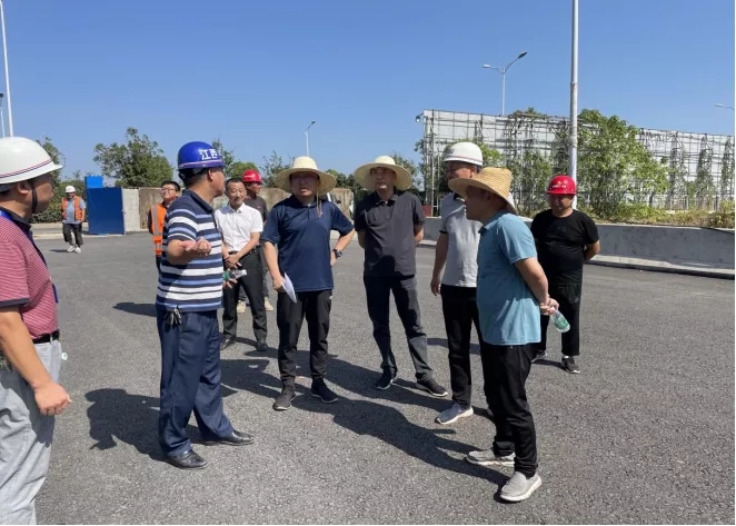 章勇视察青山湖西岸片区基础设施建设工程、、丹霞路蹊径及综合管廊工程EPC项目工程  